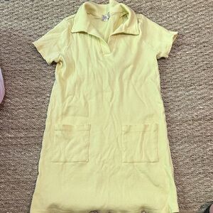 Altar'd State Yellow Kids Casual Dress